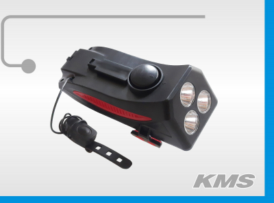 Фара передняя супер яркий свет + зарядка power bank 4800Ah + звуковой сигнал с выносным управлением.